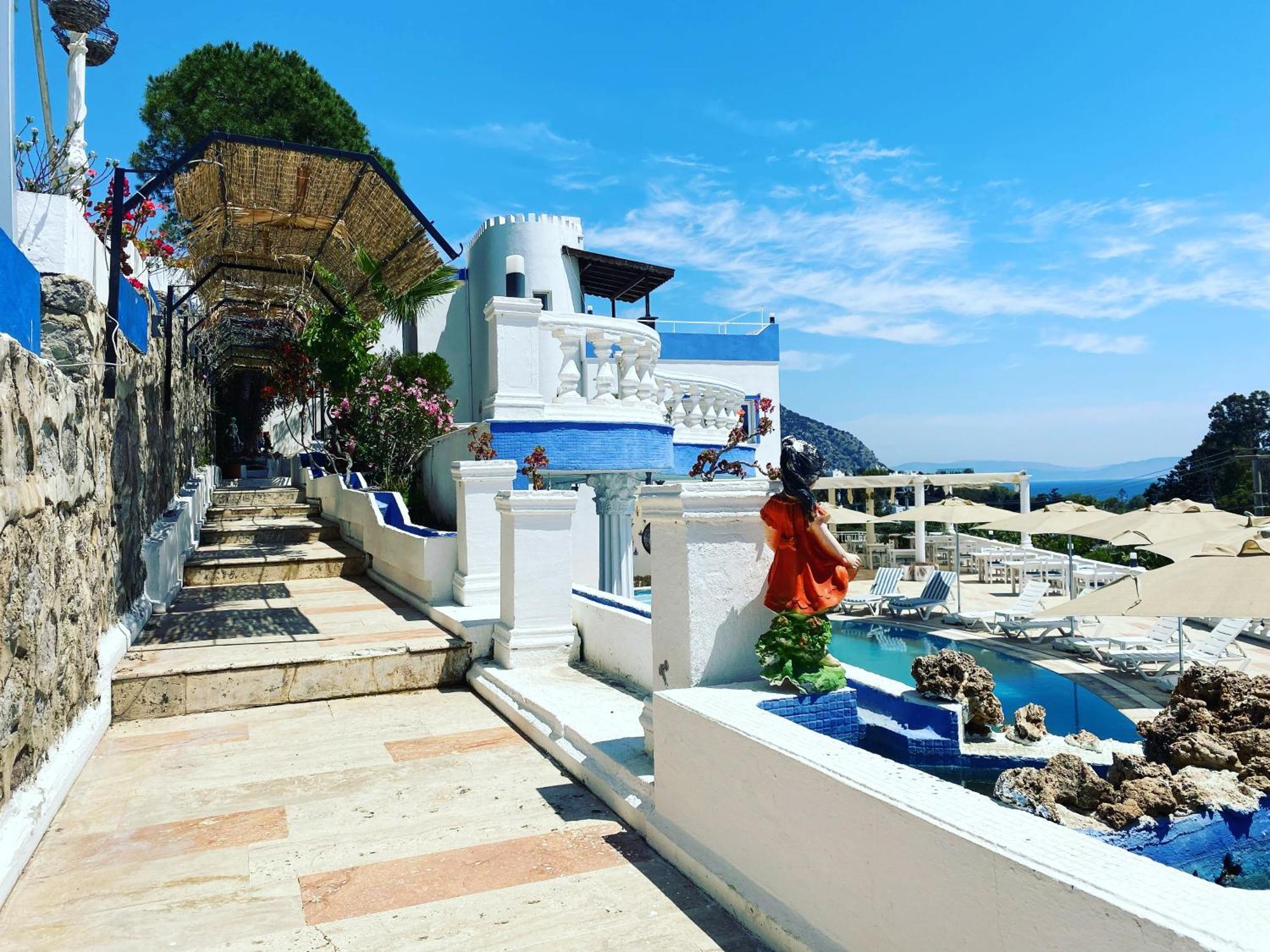 Aspat Hotel Bodrum - Beach&Restaurant Экстерьер фото