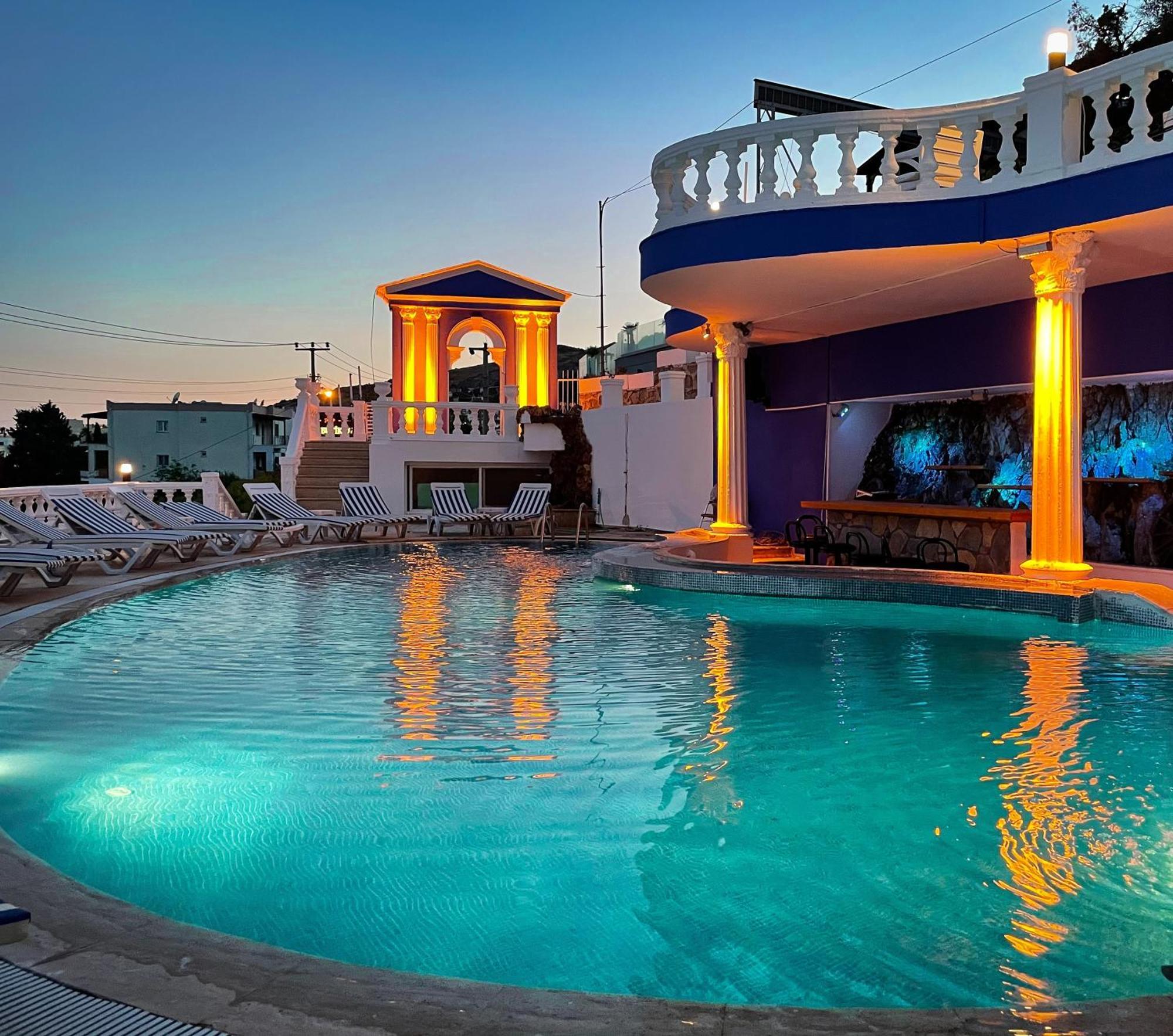 Aspat Hotel Bodrum - Beach&Restaurant Экстерьер фото